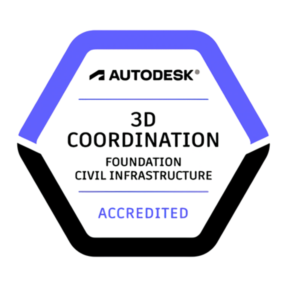 logo autodesk 3d coordination foundation civil infraestructure